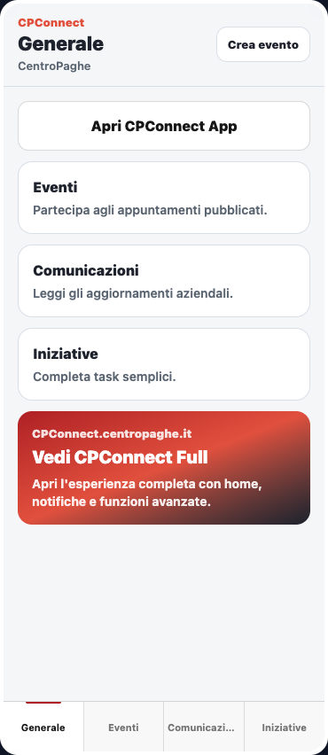 Home Generale CPConnect Light