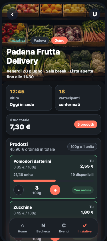Compilazione spesa fornitori in CP Connect